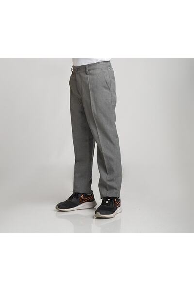 Nacar Çocuk Kumaş Okul Pantlonu Ayarlanabilir Bel Ilkokul Ortaokul