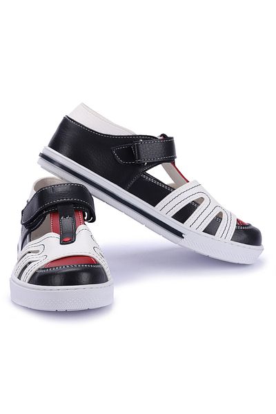 KARAMAZI Kiko Şb 26382805-06 Sandale pentru băieţi Ortho Pedic Pantofi Bleumarin - Roşu