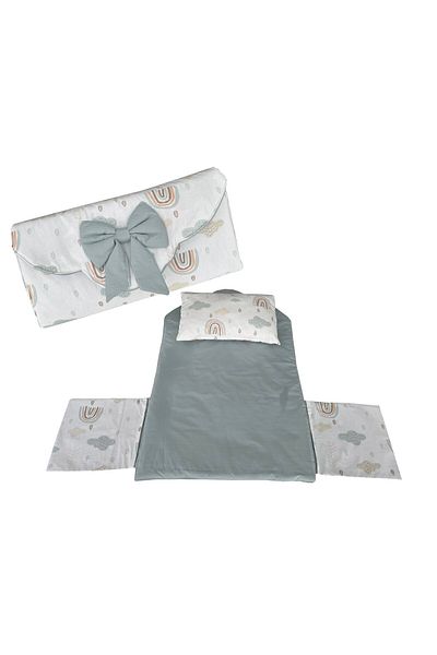 Jaju Baby Rainbow Patterned Baby with Diaper Bag (Surprise Diaper)