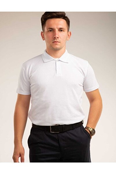 Nacar Unisex Polo Yaka T-shirt Kısa Kol