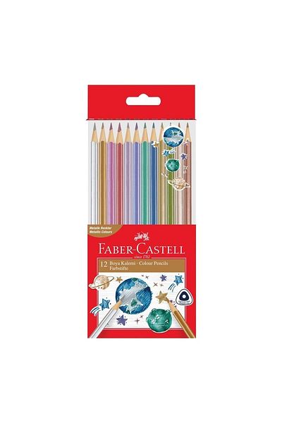 Faber Castell Faber Triangle Paint Pen Metallic 12 Pack