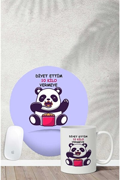 Gizeo Concept Am fost pe dieta 10 Set de căni pentru mouse pad cu model pentr...