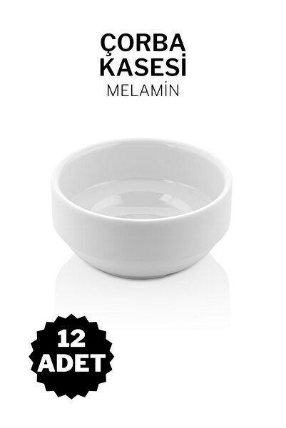 ÖzSa Home 12 Adet Kırılmaz Çorba Kasesi Otel Kafe Lokanta Restoran Ev Için Me...