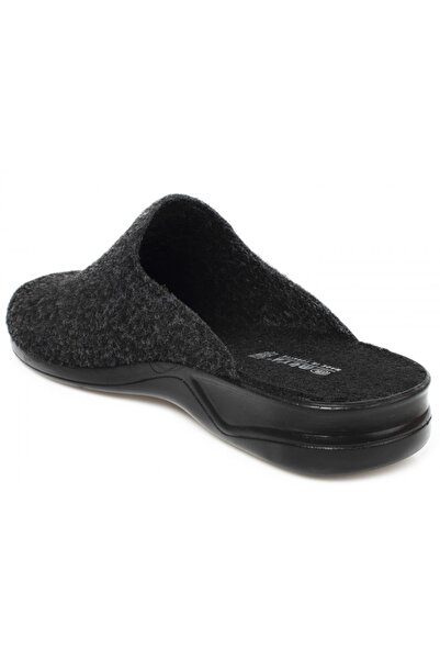 Muya 31804 Arven Closed Front House Slippers Smoked Men's Slippers