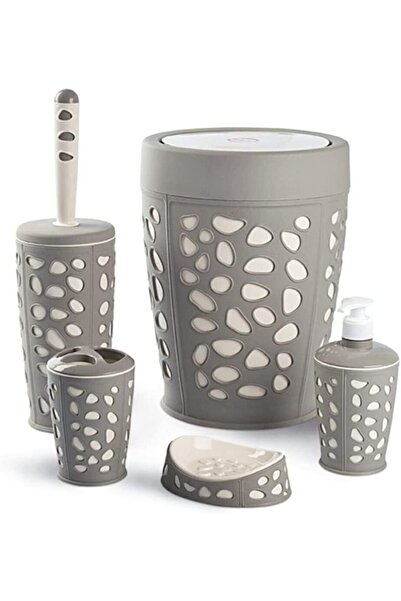 ASIMOGLU Σετ Μπάνιου Stone 5 τεμαχίων - Διπλό Επίπεδο, Στάνταρ