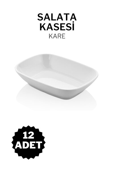 ÖzSa Home 12 Adet Kırılmaz Salata Kasesi Otel Kafe Lokanta Restoran Ev Için M...
