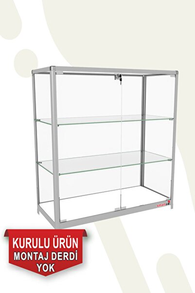 Medyanet Camlı Vitrin - Camlı Dolap - Camlı Koleksiyon Vitrini - Cam Raf - Ku...