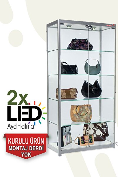 TEDA Camlı Vitrin - Camlı Dolap - Camlı Koleksiyon Vitrini - Teşhir Vitrini 1...