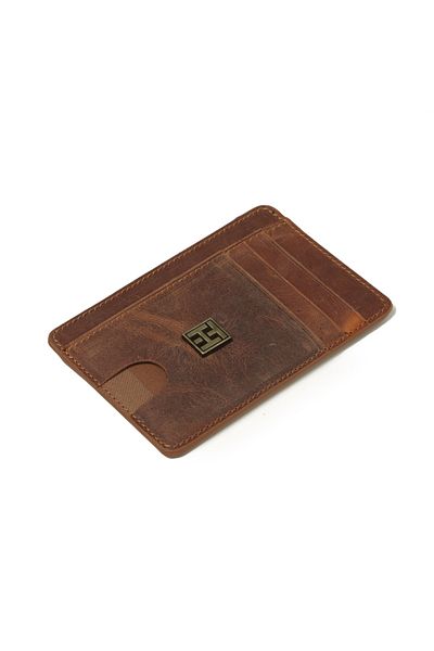 TH Ανδρικό πορτοφόλι & θήκη για κάρτες Th-ws358 Crazy G-2 Tan