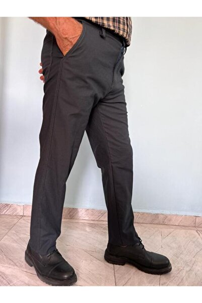 modası Erkek Keten Regular Fit Düz Pantolon