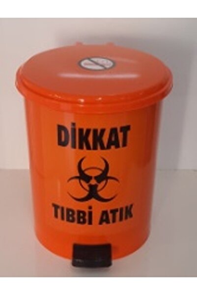 Şenyayla Plastik Tıbbi Atık Kovası 15 Lt Pedallı