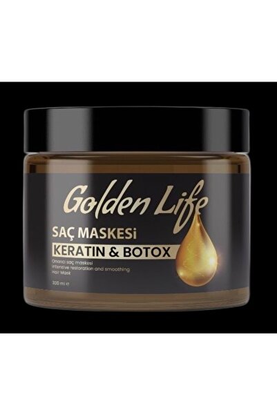 GOLDEN LİFE Keratin Ve Botoks Etkili Saç Maskesi (300 Ml)