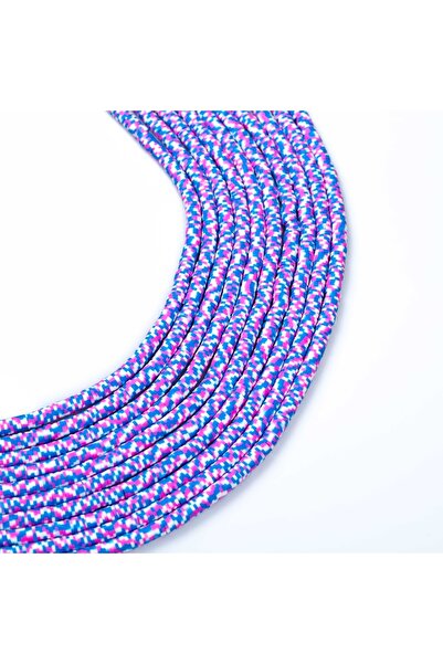 yfhobi 1 Dizi (40 Cm)- 6 Mm Fimo Boncuk, Mavi-pembe-beyaz Tonu Polimer Kil Fi...