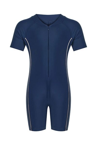 Remsa Mayo Overalls Short Sleeve Shorts Kids Baby Swimming Swimsuit 5155 Light Navy Blue