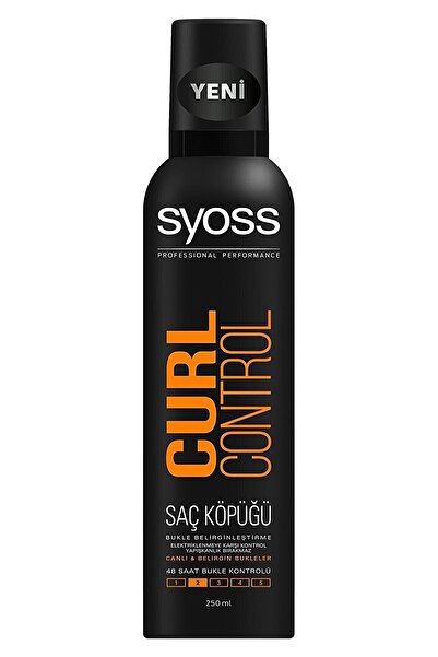 Syoss Curl Control- Bukle Belirginleştirici Köpük 250 Ml 48 Saat Bukle Kontro...