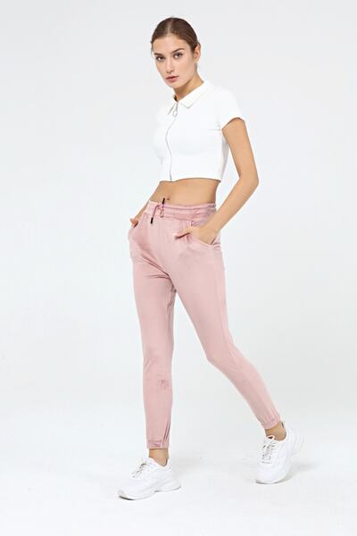 Ozy Fashion Kadife Jogger Eşofman Altı
