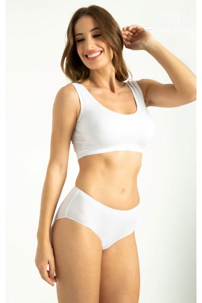 by İGP Women's 3 Pack Bamboo High Waist Slip Panties (1 BLACK-1 WHITE-1 SKIN)