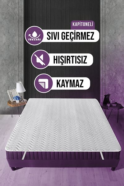 VAVEY Waterproof Quilted Mattress Protector Mattress Pad - Four Corner Elastic