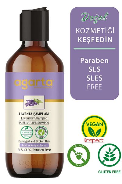 Agarta 400 ml Natural Lavender Shampoo