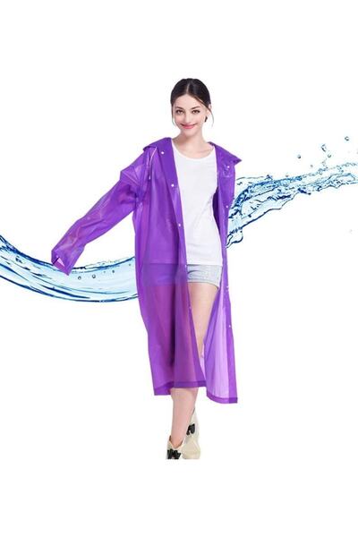 eleven market Pelernă de ploaie unisex Eva Marlux, violet, pentru sport, Mrc-801