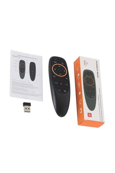 VONTAR G10 Akıllı Sesli Uzaktan Kumanda 2.4g Usb Alıcılı Mini Kablosuz Akıllı Uzaktan Kumanda Android Tv