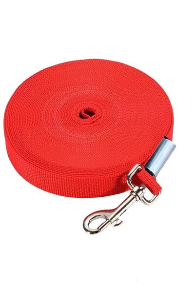 LİDERSAN ÇELİK 10 Meters Steel Pressed Dog Garden Walking Leash - Ship Strap Binding