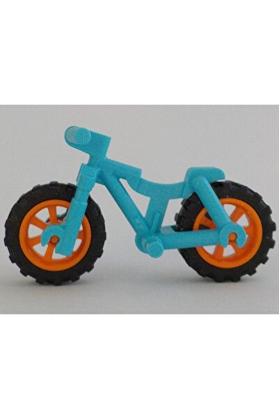 LEGO Orjinal Aksesuar Custom Moc Minifigür Minifigure Bicycle Açık Mavi Dağ B...