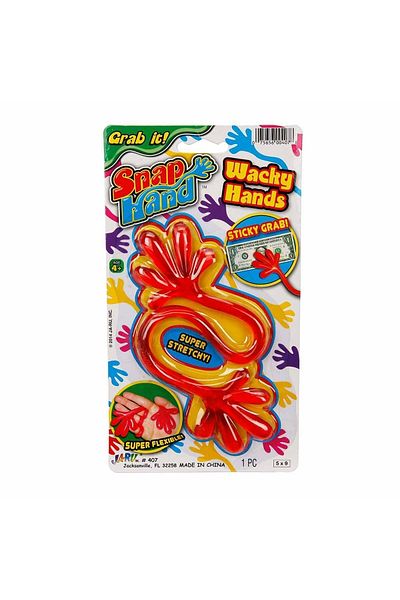 Sunman Jaru Super Flexible Fun Sticky Hand Snap Hand Two-Ended Sticky Hand
