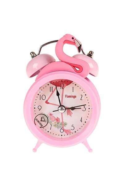 Zemtigo Flamingo Masa Saati Alarmlı Işıklı Çalar Saat