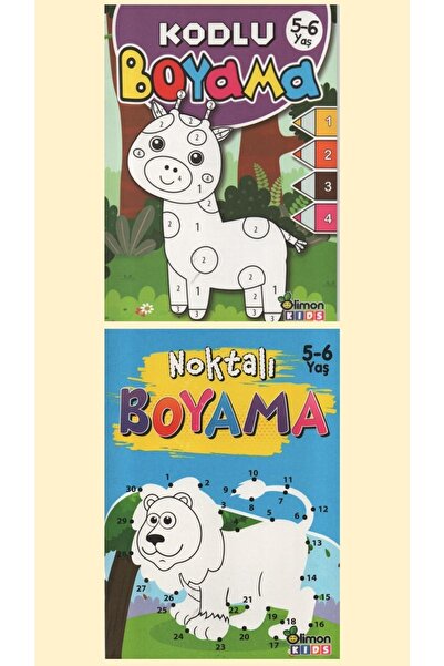 Limonkids Coloring Books Set 5-6 Years Old