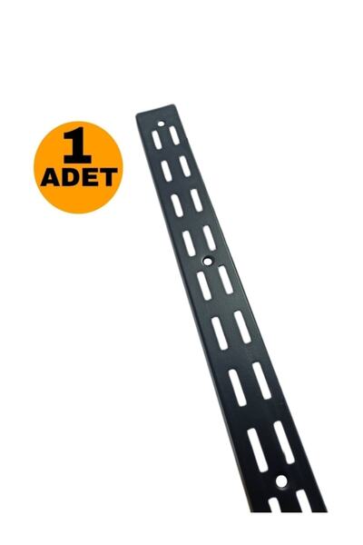Acar Raf Konik Dikme Çift Sıra Delikli Ve Geniş 200 Cm Siyah
