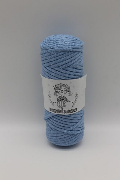 Hobimos Τυφλό Macrame 100% βαμβάκι 3 mm Μονό στριφτό 250 γραμμάρια 75 μέτρα