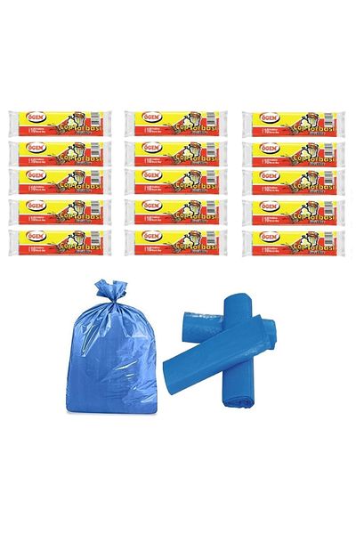 Ögem Large Size Garbage Bag 65x80 cm 50 Lt 10 Rolls 15 Packs