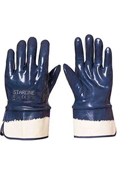 Starline E-370 Petrolcü Iş Eldiveni Geniş Konçlu - 12 Çift