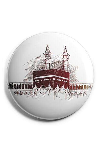 Hasbihal Kabe Iğneli Çanta Rozeti