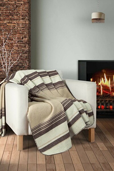 Elfida Home&Kids Двоспальне бавовняне ковдру Soft Color у смужку