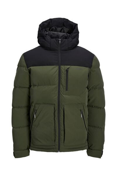 Jack & Jones 12214648 Jcootto Puffer Erkek Mont Forest Nıght