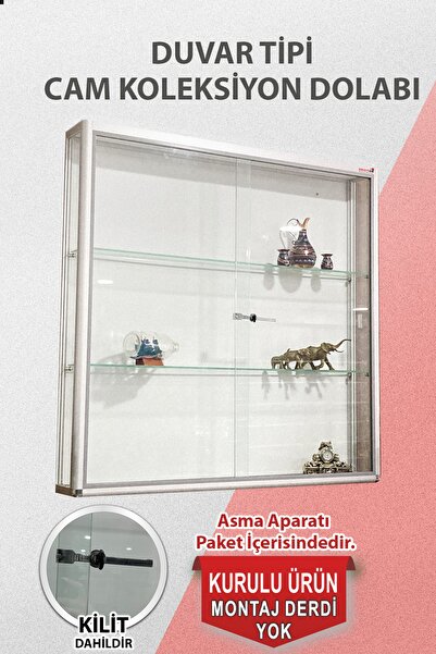 Cam Dolap Camlı Vitrin - Camlı Dolap - Camlı Koleksiyon Vitrini - Teşhir Vitr...