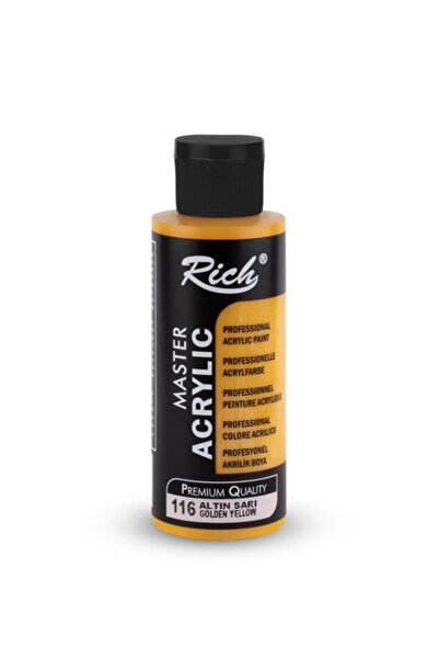 Rich Master Akrilik 120 Cc Altın Sarı