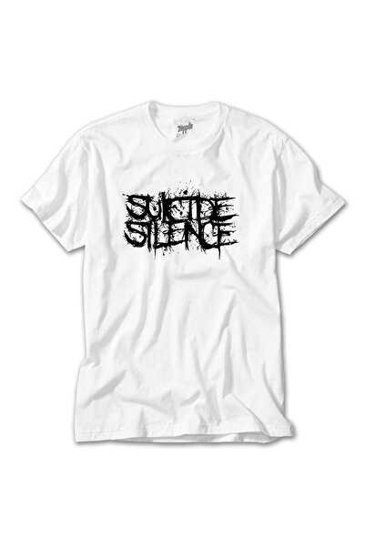 Z zepplin Tricou alb unisex Suicide Silence Logo