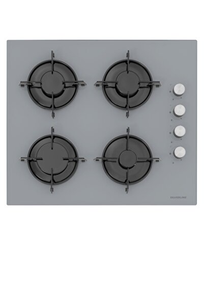 Silverline 3'lü Gri Cam Ankastre Set 3481 Flam 60 Gri Cs5349s01 Bo6501s01