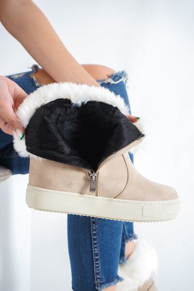 Moda Değirmeni Női tollas rövid csizma Md1138-116-0001