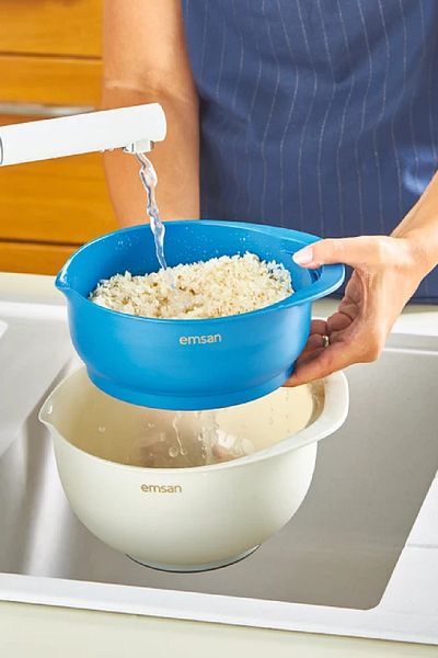 Emsan Benefito Practical Dark Blue Strainer