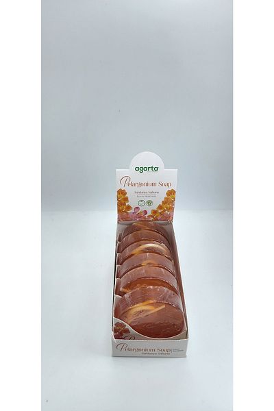 Agarta Natural Geranium Soap 150 gr 6 Pieces