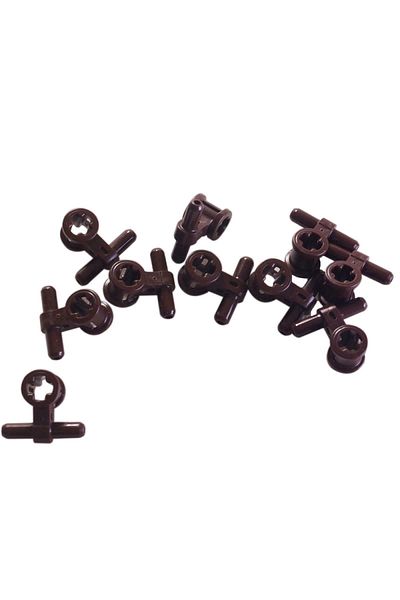 LEGO Original Custom Technic Pneumatic Hose Axle Connector Brown Pneumatic Fitting 2 Pieces