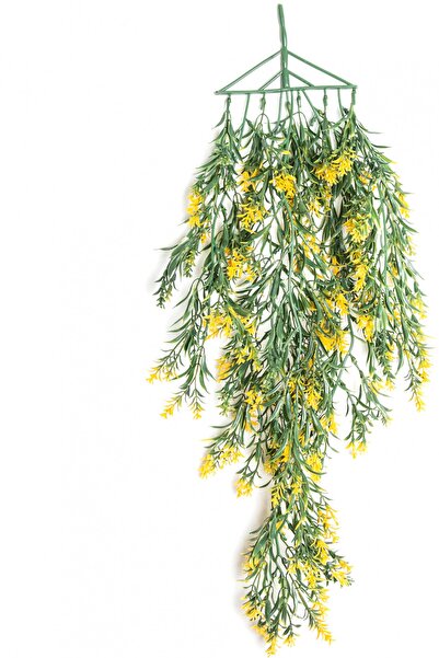 Herdekora Yapay Sarmaşık Sarı 80 Cm. Uv Korumalı - Dış Mekan Uyumlu