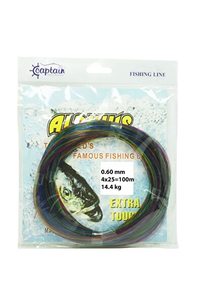 CAPTAIN Alpinus Bag Fish Tape 4x25 Connected 100m Marbled