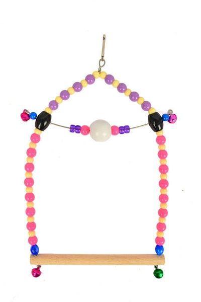Asia Paraket Sultan with Toy - Lovebird and Swing 25X15 cm