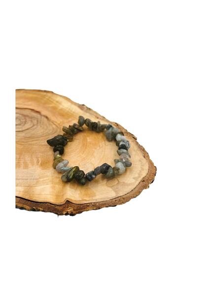 PEDRAS Doğaltaş Kırıktaş Labradorit Bileklik