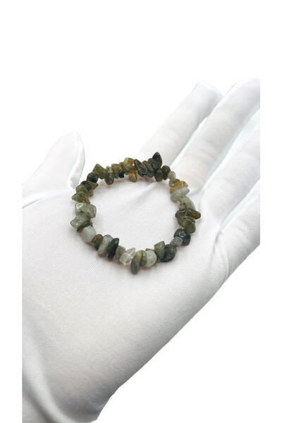 PEDRAS Doğaltaş Kırıktaş Labradorit Bileklik